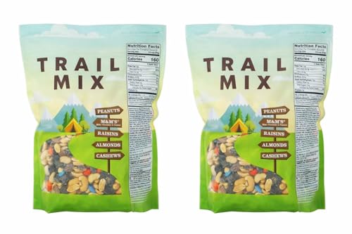 Trail Mix , Premium Mixed Nuts & Dried Fruit Snack, Energy Boosting, Sweet & Savory Blend, Perfect for Hiking, Travel & Everyday Snacking , Delicious blend of premium nuts and dried fruits for a balanced sweet and savory taste .. PACK OF 2 [ 128 OZ , 8 LB ] image 4