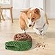 Treetopone Schnüffelspielzeug Hund,Intelligenzspielzeug Schnüffelteppich Hundespielzeug Intelligenz für Hunde,Grün Schneckenform Interaktives Plüschspielzeug Hunde Geburtstag Geschenk