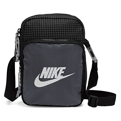 NIKE Mochilas unissex Heritage 2.0, Preto/antracite/branco, One Size, Minimal