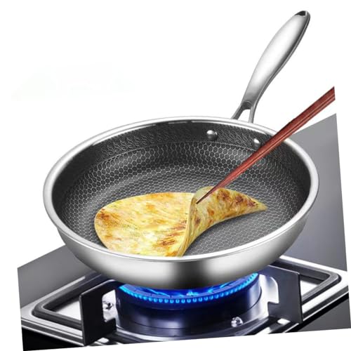 Wok de Acero Inoxidable con Diseño de Panal 26 cm miniatura 7