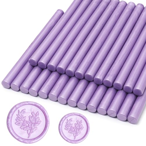 Cire pour cachet de cire violette mini de haute qualité pour loisirs créatifs