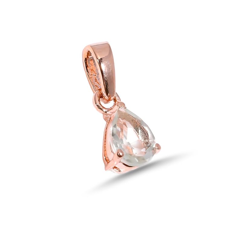 Améthyste verte naturelle pendentif collier poire argent 925 femme