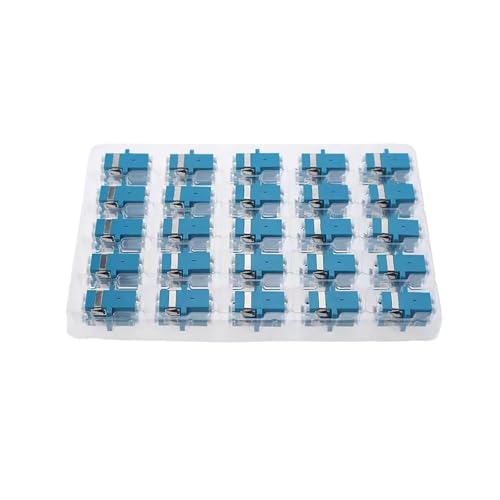 Adaptateurs LC UPC Duplex fibre OM4 jarretière optique monomode multimode coupleur panneau 50pcs