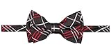 Retreez Tartan Plaid Styles Woven Microfiber Pre-tied Boy's Bow Tie