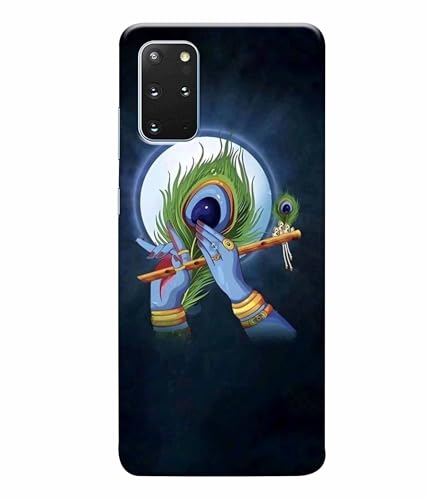 Image of Printed Hard Back Case Cover & Compatible for Samsung Galaxy S20 Plus | Krishna Vector Art (Multicolor) - D1200