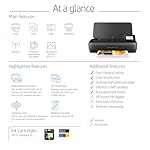 HP OfficeJet 250 Wireless Mobile Printer, Scanner, Copier - Black, Battery included (CZ992A) - Image 4