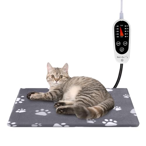 Pet Heating Pad Indoor, Dog Heating Pad Mat with Removable