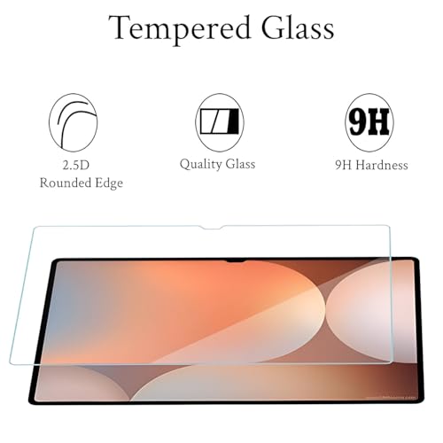 Image of Tempered Glass For Samsung Galaxy Tab S10 Ultra (14.6 inch inch) Full Screen Protector Guard For Samsung Galaxy Tab S10 Ultra (14.6 inch inch) Tablet - 1 Pack |