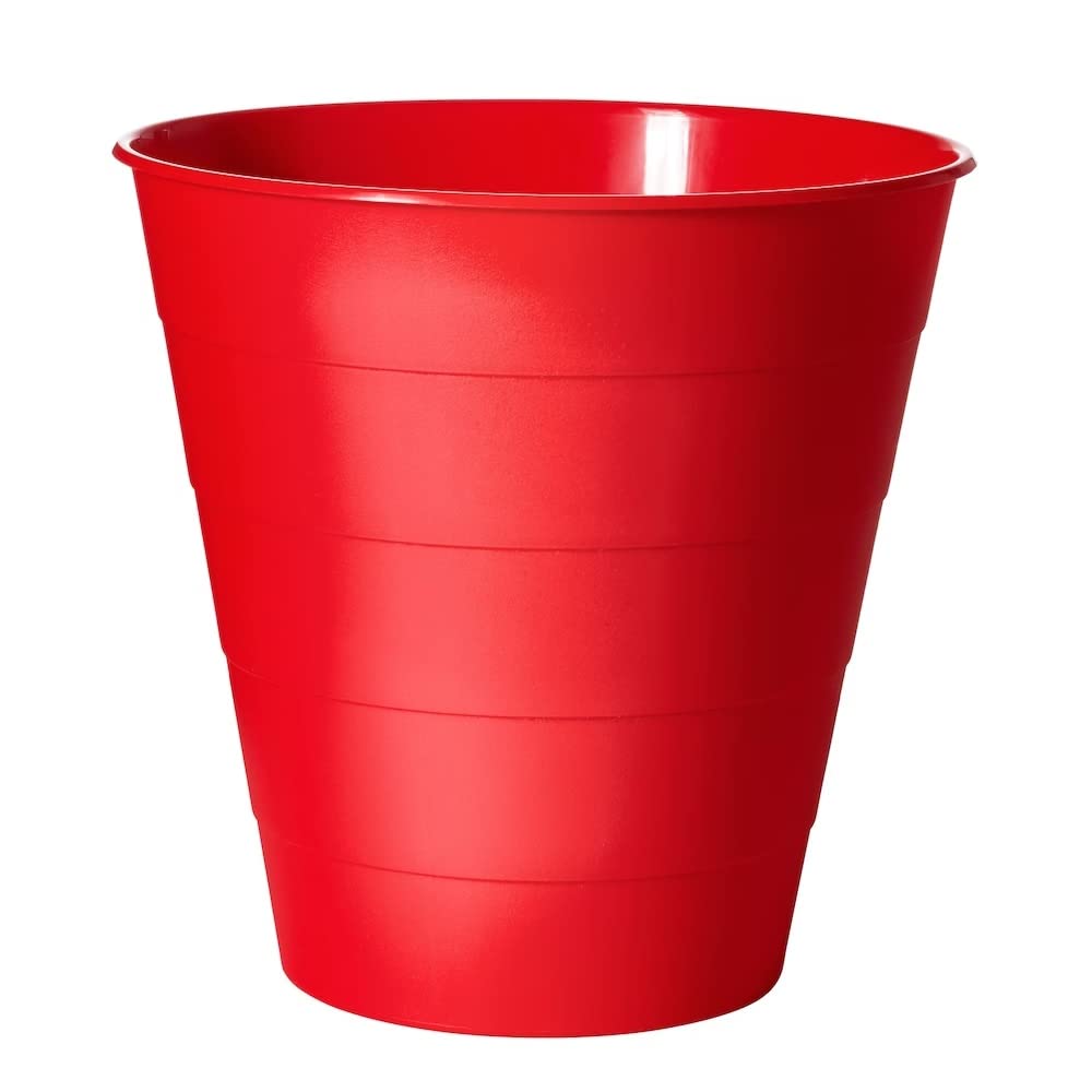 Ikea TSSP Waste bin, red 10 l (3 gallon) (2)-image-49