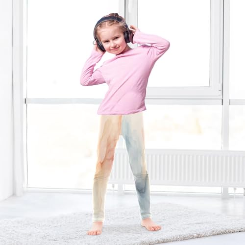 Bolaz Toddler Girls Leggings Printed Yoga Pants Leggings Watercolor Marble for Kids4