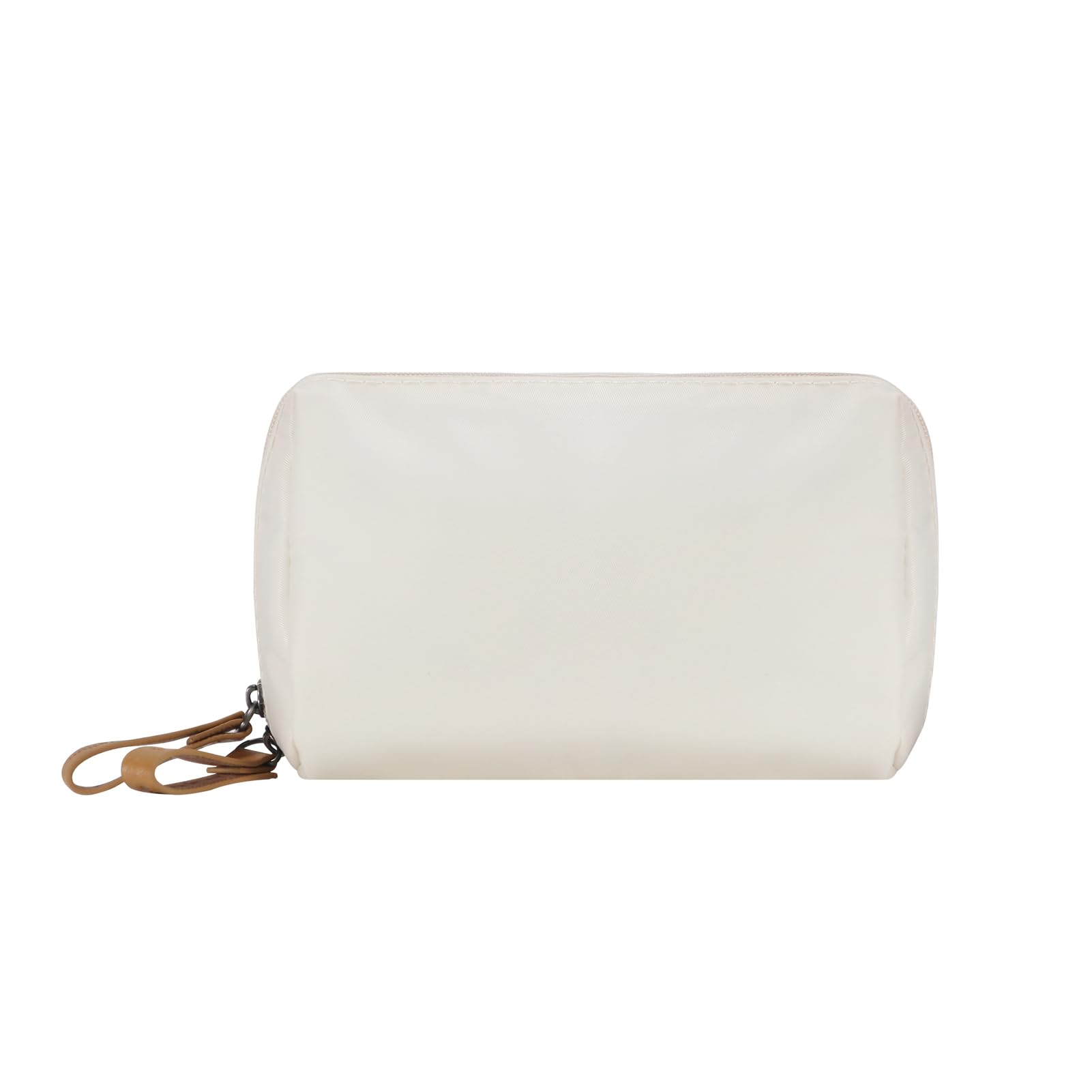 Kososuru Small Makeup Bag for Purse Portable Waterproof Cosmetic Bag Travel Makeup Pouch for Women (Beige)