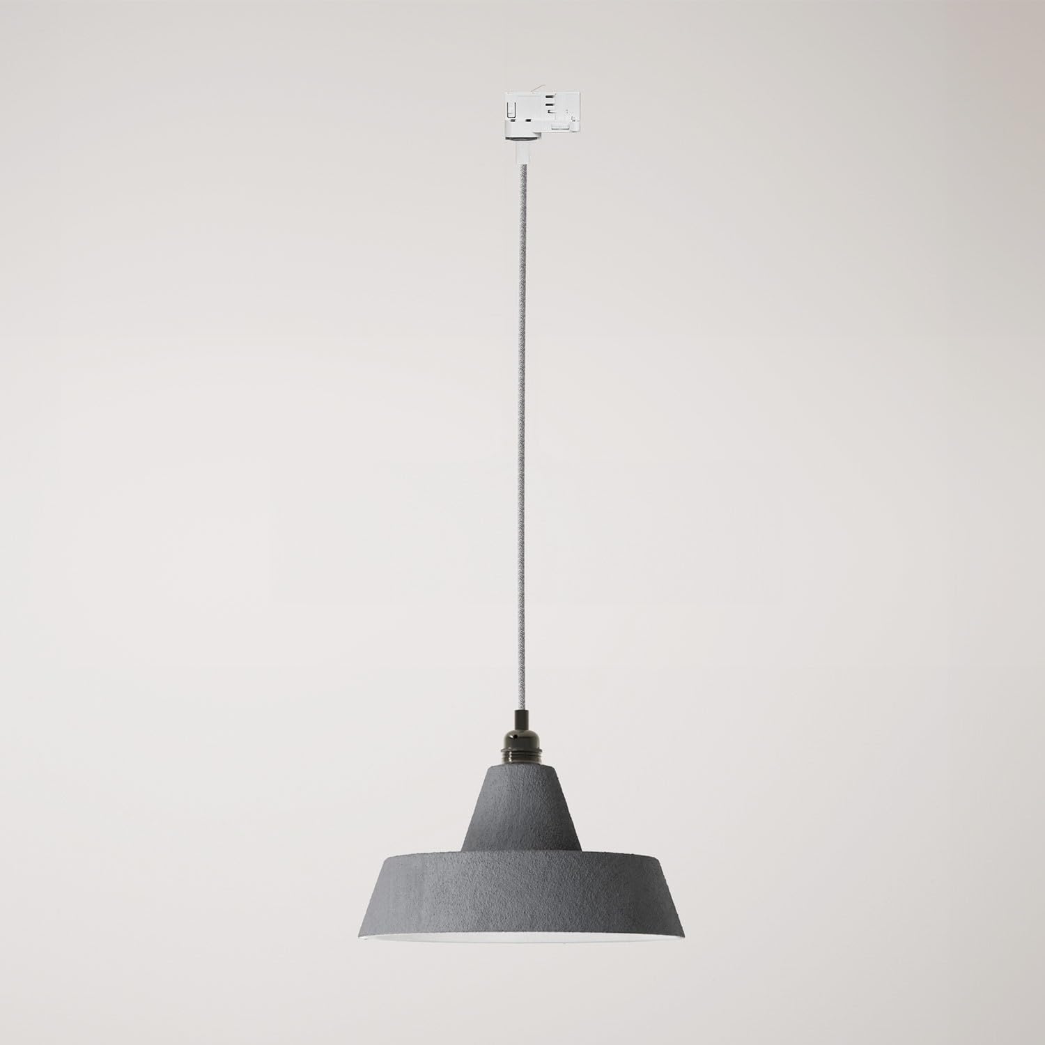 creative cables - Suspension sur rail en céramique de style industriel - Ampoule incluse
