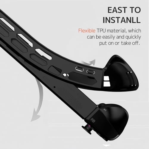 Image of NINKI Silicone Skin for Lenovo Legion GO 2 Case with Stand,Shockproof Anti-Scratch Non-Slip Protective Bumper Soft TPU Protector Cover Grip for Lenovo Legion GO 2 2025 Case Accessories Kickstand Black