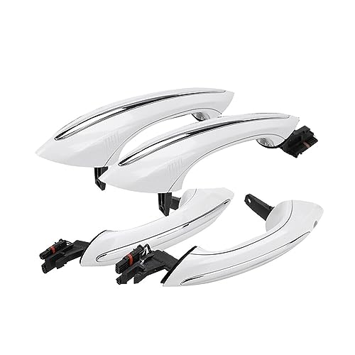 Poignées de porte voiture BMW F10 F01 cassées, kit de remplacement blanc extérieur complet