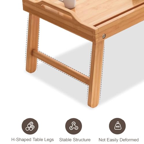 Table basse pliante japonaise marron de 50 cm pour assise au sol