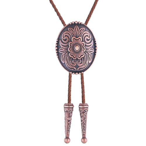 Image of Jeilwiy Bolo Tie for Men, Western Bolero Tie Cowboy Ties Native American Cowgirl Bolo Tie Accessories for Men Women