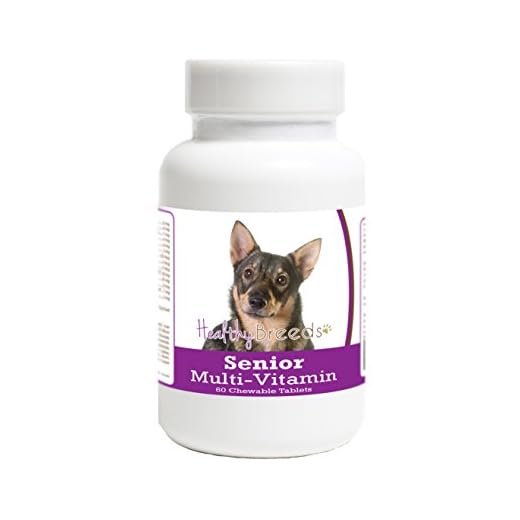 Healthy Breeds Swedish Vallhund Senior Dog Multivitamin Tablets 60 Count