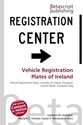 Vehicle Registration Plates of Ireland: Vehicle Registration Plate, Counties of Ireland, European License Plates, European Flag