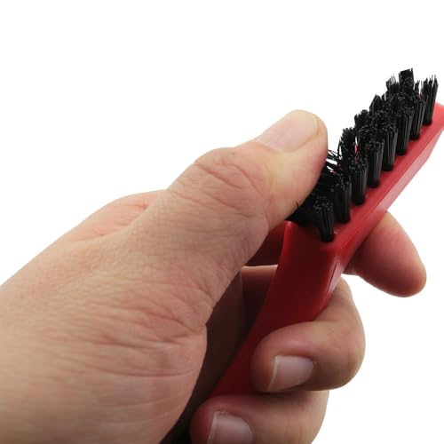 Image of 6PCS Wire Brush Wire Brush Set Plastic Handle Cleaning Brush Brass Stainless Steel Nylon Brush 7 inch Small Metal Wire Brush Automotive Dual Head Brush For Rust Cleaning
