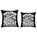 Trebuchet Design Medieval Catapult Stone Rock Slinger Throw Pillow