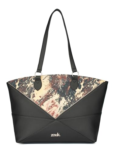 Image of ZOUK Rhea Kapoor Tote Bag - | Elegant Vegan Leather Tote for Women |