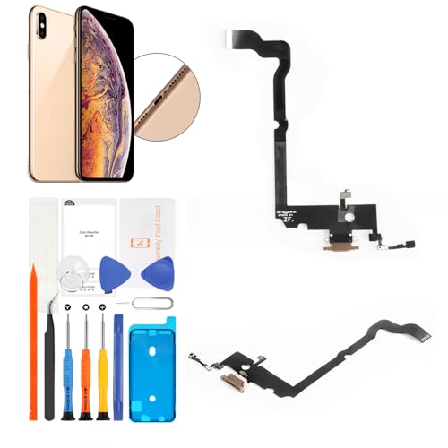 SRJTEK for iPhone XS Max USB [d|[gCi (S[h Gold) hbNRlN^{[hi Lightning[q[d|[ghbNRlN^tbNXP[u Cp A1921, A2101, A2102, 