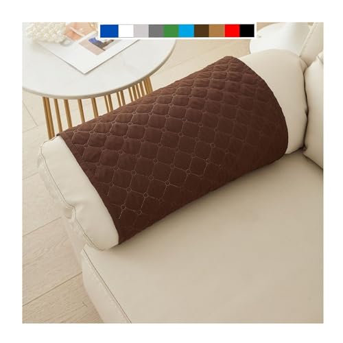 Housse D'accoudoir De Canapé, Housse D'appui-tête pour Accoudoir De Fauteuil Inclinable, Housse De Fauteuil Antidérapante Résistant à L'eau Universal Avec...