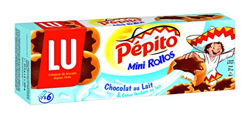 Lu Galletas rellenas de leche y chocolate con leche, bolsa hermética, paquete de 225 g