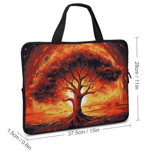 Housse ordinateur 15 pouces antichoc Arbre de vie anti-rayure