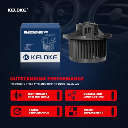Image of KELOKE Front HVAC Heater Blower Motor Fan Compatible with Chevy Impala 2004-2016, Monte Carlo 2004-2007 & Buick Lacrosse /Allure 2005-2009 & Pontiac Grand Prix 2004-2008, Replace# 700107 PM9237