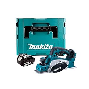 Makita DKP180Z Hobel 82 mm LXT 18 V + 1 x BL1850B + MAKPAC