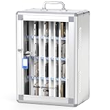Glosen 36 Handy aufbewahrungsschrank, Handy schließfach aufbewahrungsschrank [Wandmontiert] [Aluminiumlegierung] Handy aufbewahrung mit Griff für Schule Klassenzimmer Büro Prüfung
