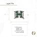 Desert Cactus University of Hawaii Lapel Pin UH Rainbow Warriors Made of Metal for Formal Wear, Bag and Hat Jewelry, and Tie Tack (Pin A)