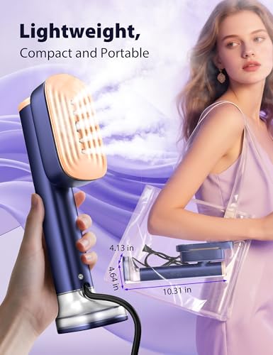 Sundu Steamer for Clothes,Portable 2-in-1 Travel Steamer and Iron,15s Fast Heat-up,100ml W - image 7