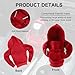 GaRhomxy Gear Shift Hoodie, Cute Shift Knob Cover, Universal Automotive Interior Decor, Cute Car Accessories for Women, Funny Car Decorations (Red)