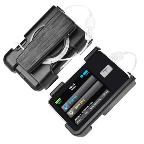 tSlim x2 Pump Case with Clip, Tandem Tslim x2 Pump Case with 360° Rotating Clip, Sturdy Tandem Pump Case, tSlim x2 Pump Accessory, Perfectly Compatible with tSlim Pump X2 & G4-Black