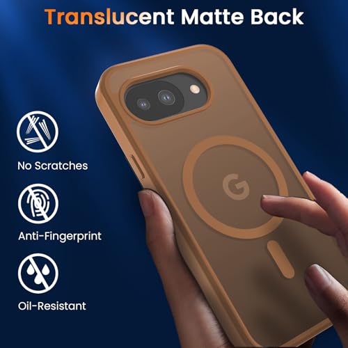 Image of WRJ Magnetic Case for Google Pixel 10a 6.3-Inch, Brown