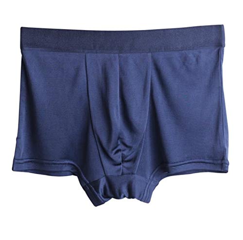 MESHIKAIER 100% Mulberry Silk Men’s Boxer Briefs Elastic Underwear Underpants Breathable and Healthy2