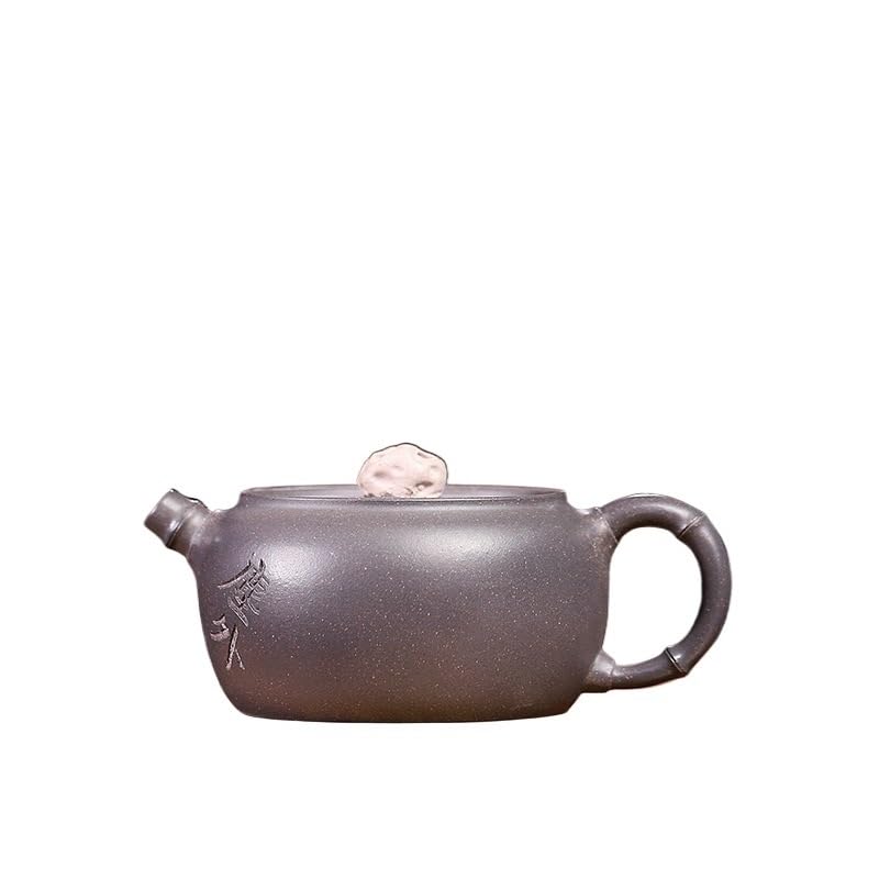 Teiere Teiera for tè Sfuso 200ml Teiera in Argilla Viola Pentola Fatta a Mano Fango Minerale Grezzo Bollitore for tè Bollitore con Filtro Zisha Teaset Teiera