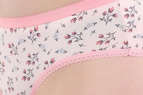 Image of Pack of 2 Floral Printed Pink Hipster Panty for Women