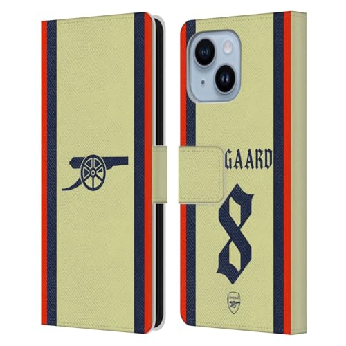 Étui Arsenal FC Martin Ødegaard iPhone 14 Plus Housse Cuir Idéale pour Jours de Match