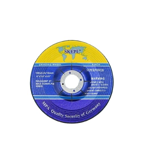SKEPL 4Inch Grinding Wheel 100x6.0x16mm, green color| Intermediate Grinding Action, Long Life, Very Tough Abrasive (Pack of 20) (B0CY797R6T) Amazon Price History, Amazon Price Tracker