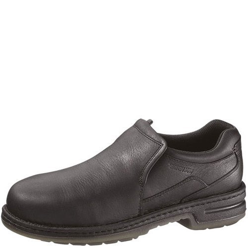 WOLVERINE Men's Marcum DuraShocks Opanka Steel-Toe EH Slip-On Shoe (14 M in Black)
