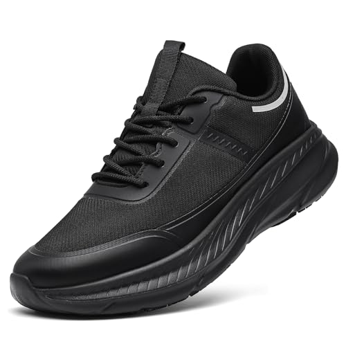 Moudn Zapatos Cocina Hombre para Mujer Zapatos de Trabajo Antideslizantes Zapatos de Chef Impermeables Profesionales para Hombre Cómodos Acolchados, Deportivo, Antideslizantes Sin Puntera de Acero