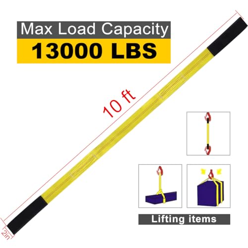 Lift Sling Web Strap 2"x10 Ft – 13000 Lb Tree Saver view 2