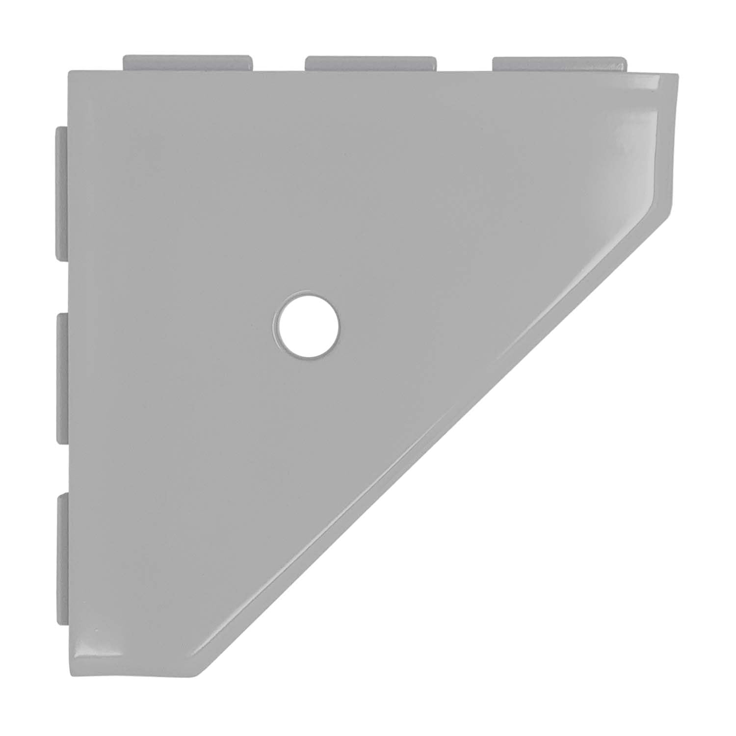 Questech 8 Corner Shower Shelf - Lugged for New Construction Shower Organizer for Tiled Walls Corner Caddy Soap