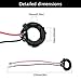 HUIQIAODS H7 LED Headlight Bulb Adapter Retainers Holder Socket Fit VW Golf MK7 Jetta (Pack of 2)