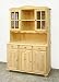 Alacena 2 Puertas Sin barnizar, 197x88x42. Realizada en Madera Maciza de Pino...