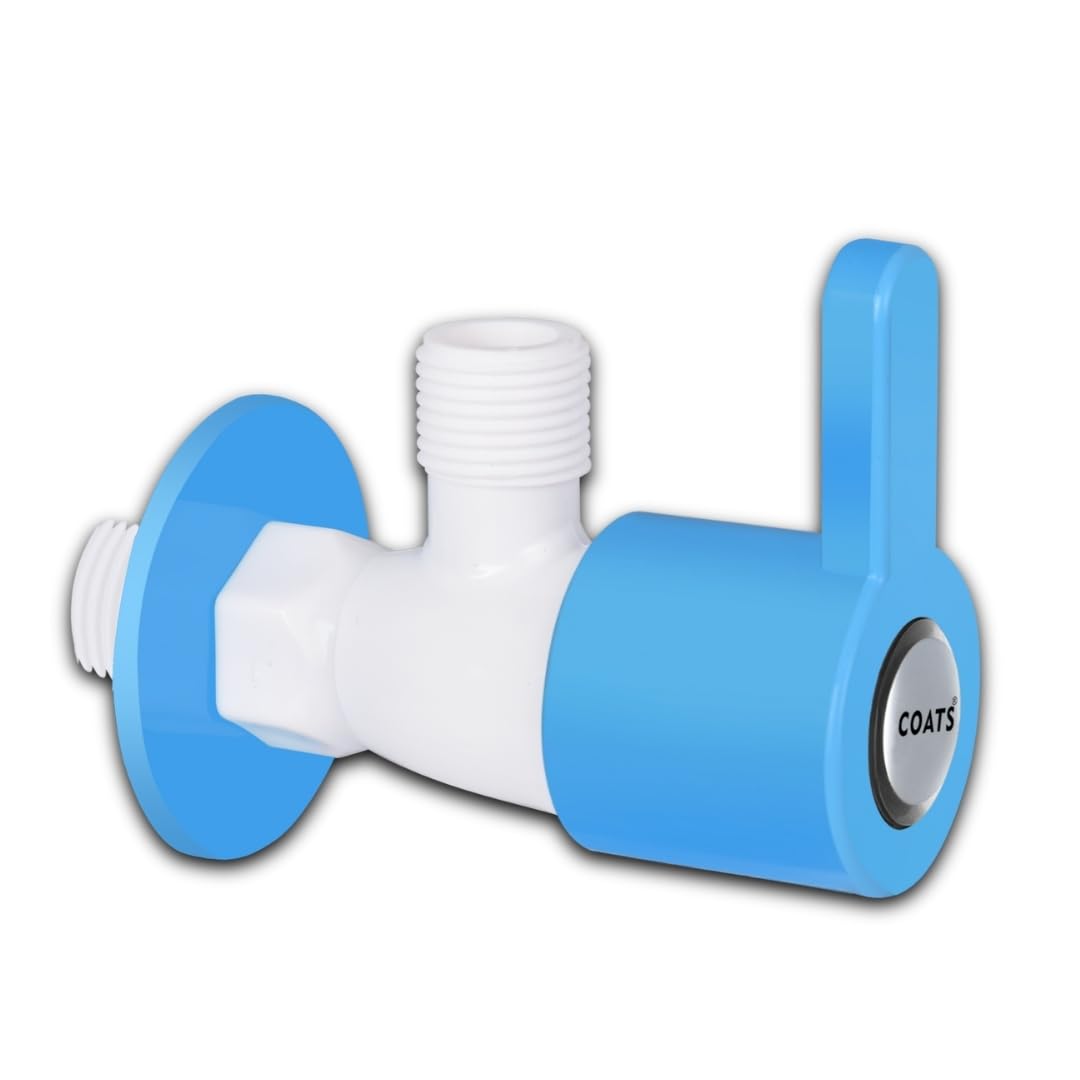 See full amazon price history chart for COATS Plastic Angle Valve Water Tap, Bib Cock Tap for Wall Flange, Hot & Cold Water Kitchen, Bathroom Wash, Washing Kitchen with Teflon Tap - Wash Basins Angle Valve - Blue COATS Plastic Angle Valve Water Tap, Bib Cock Tap for Wall Flange, Hot & Cold Water Kitchen, Bathroom Wash, Washing Kitchen with Teflon Tap - Wash Basins Angle Valve - Blue (B093C84D8D) Amazon Price History, Amazon Price Tracker
