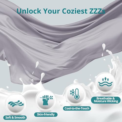 Sasttie Pregnancy Pillows for Sleeping, U Shaped Cooling Full Body Pillow Pregnancy Must Haves, Maternity Pillow for Pregnant Women, Pillow with Removable Cover for Side Sleeper, Light Grey - Image 4